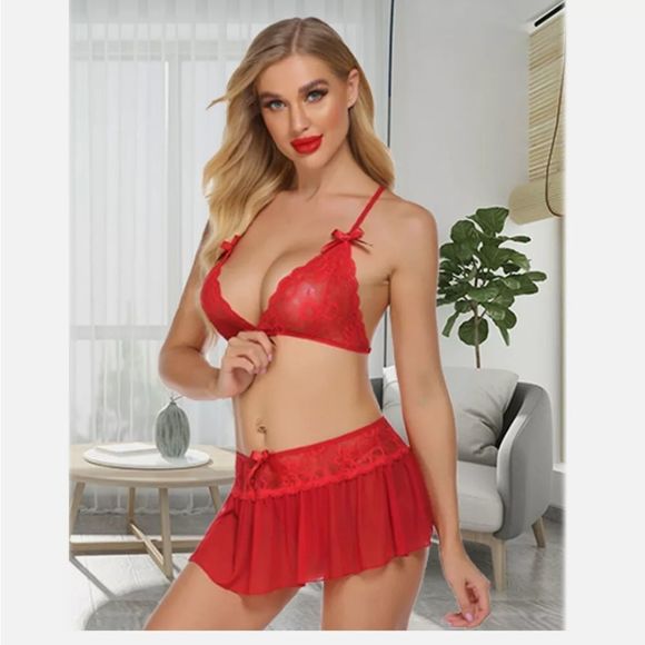 🌡️Sexy Lingerie Lace Dress Underwear❤️ Babydoll - Picture 6 of 6